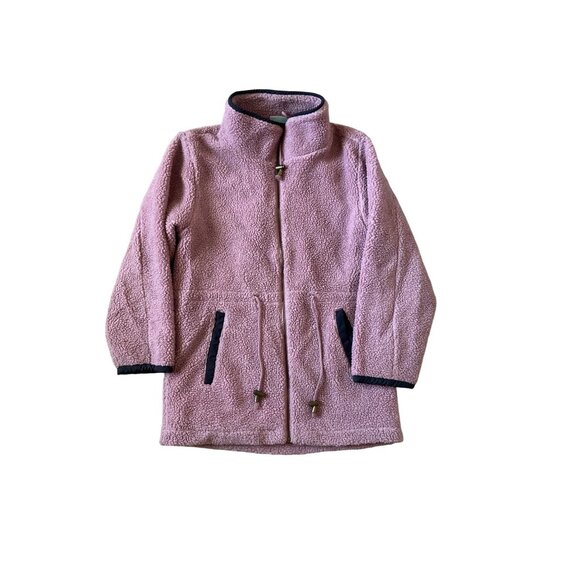 Jackets & Blazers - 220 Hillary Women's Size Large Pink Fleece Zip Up Winter Jacket